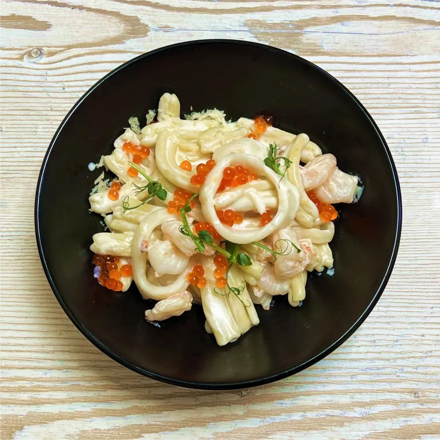 казаречче с Креветками и кальмаром